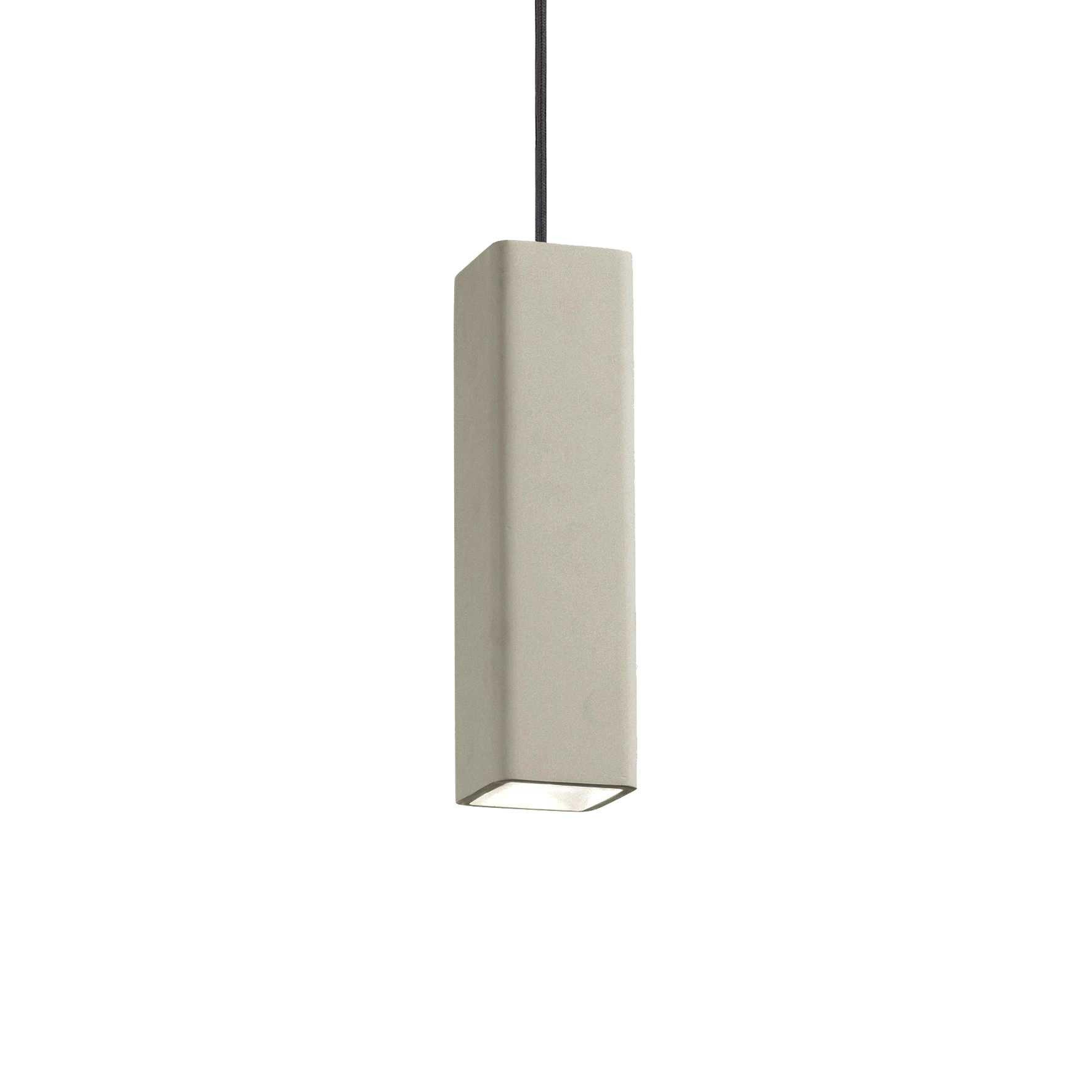 Oak 1 Light Ceiling Pendant Light Grey